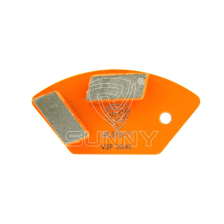 Grit 30 Trapezoid Diamond Concrete Grinding Disc Pad Grinder 2 Straight Teeth SL 