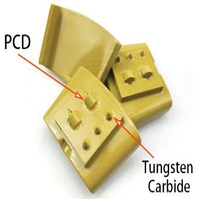 What is the difference between PCD and Tungsten Carbide in diamond tools?