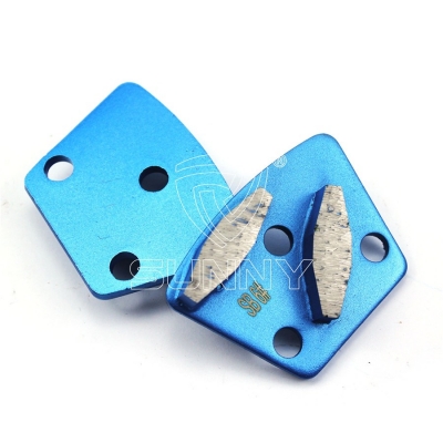 #60/80 Medium Bond Set of 3 Trapezoid HTC Grinding Discs for Bolt On Grinders 