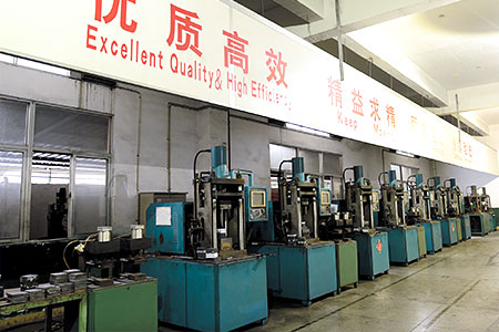 Hot pressing machine for diamond segment