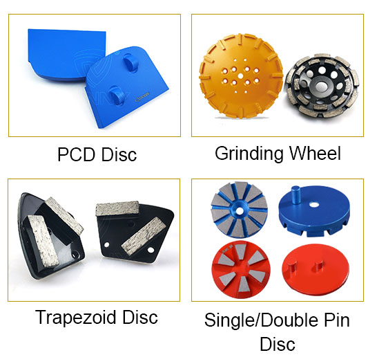 Diamond grinding tools for concrete floor