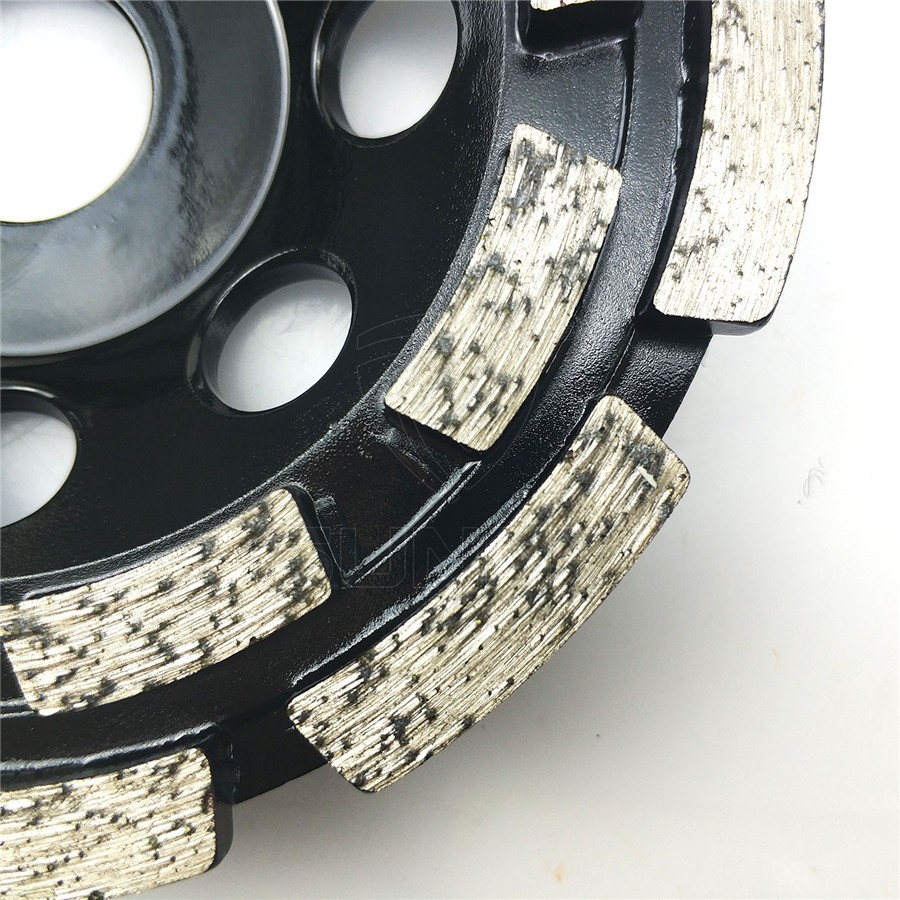 5 Inch Double Row Diamond Cup Wheel For Angle Grinder