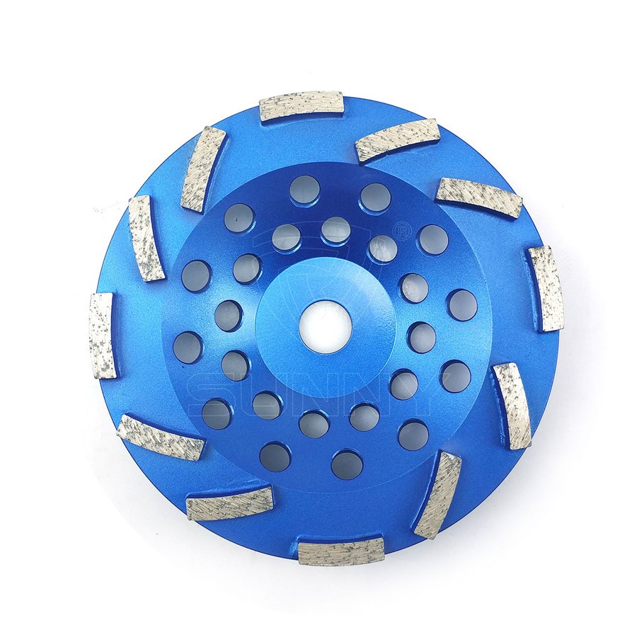 7 Inch Segmented Metal Bond Concrete Grinding Cup Wheel For Sale