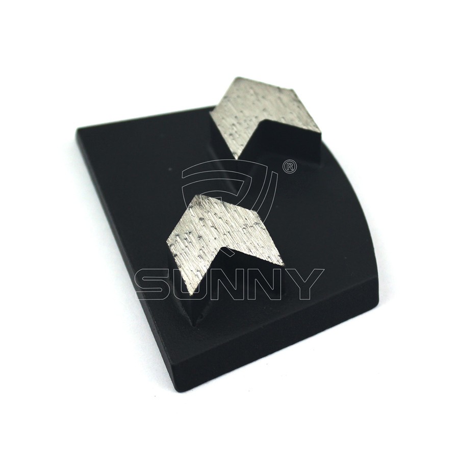 Matt Black Arrow Segments Lavina Diamond Floor Grinding Disc Manufacturer In China