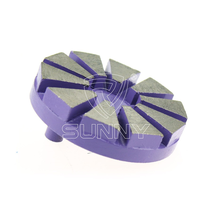 10 Segments Single Pin Lock Diamond Grinding Disc For Prep Master Grinding Machine