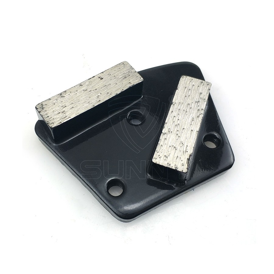 2 Segment Bars China Lavina Diamond Grinding Shoes For Lavina Concrete Floor GrinderMetal Bond Lavina Diamond Floor Grinding Shoes For Grinding Concrete Terrazzo