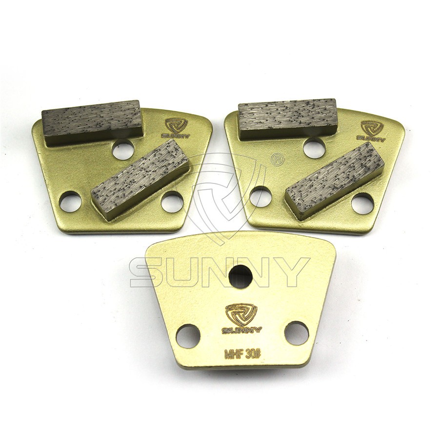 2 Segment Bars China Lavina Diamond Grinding Shoes For Lavina Concrete Floor GrinderMetal Bond Lavina Diamond Floor Grinding Shoes For Grinding Concrete Terrazzo