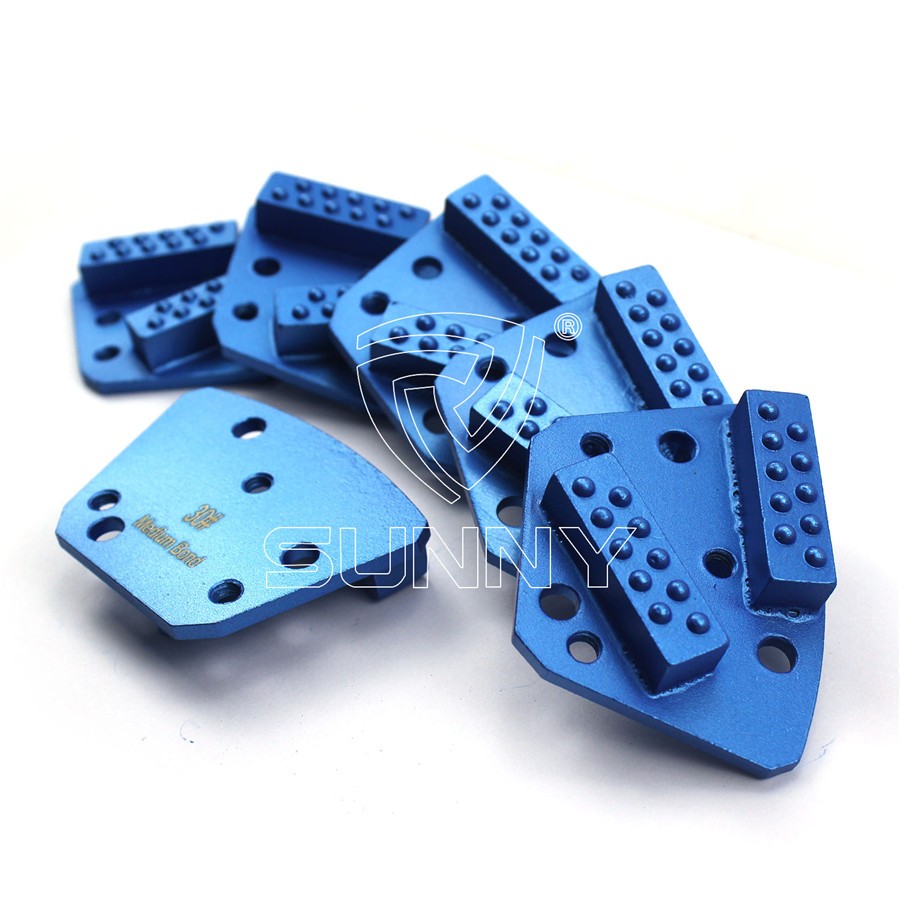 2 Segment Bars China Lavina Diamond Grinding Shoes For Lavina Concrete Floor GrinderMetal Bond Lavina Diamond Floor Grinding Shoes For Grinding Concrete Terrazzo