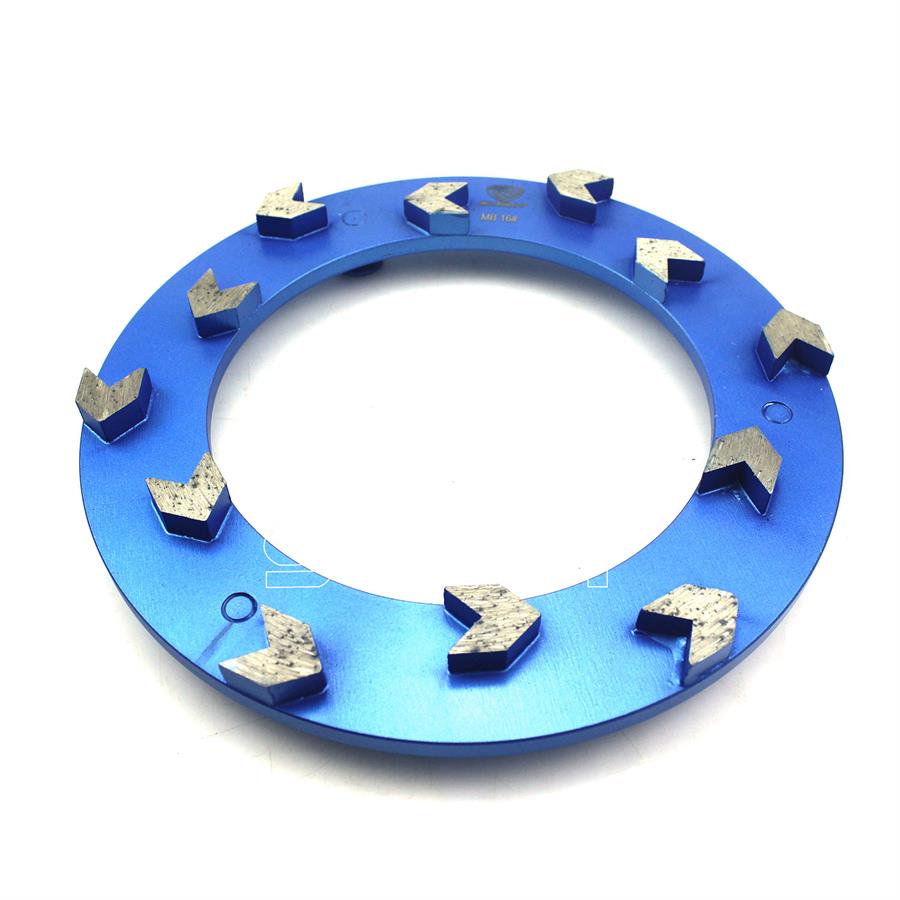 240mm Arrow Segments Concrete Grinding Disc For Klindex Concrete Floor Grinder