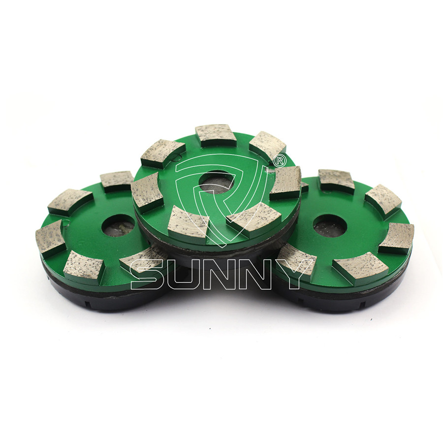 China 100mm Metal Bonded Klindex Grinding Wheel For Concrete Floor
