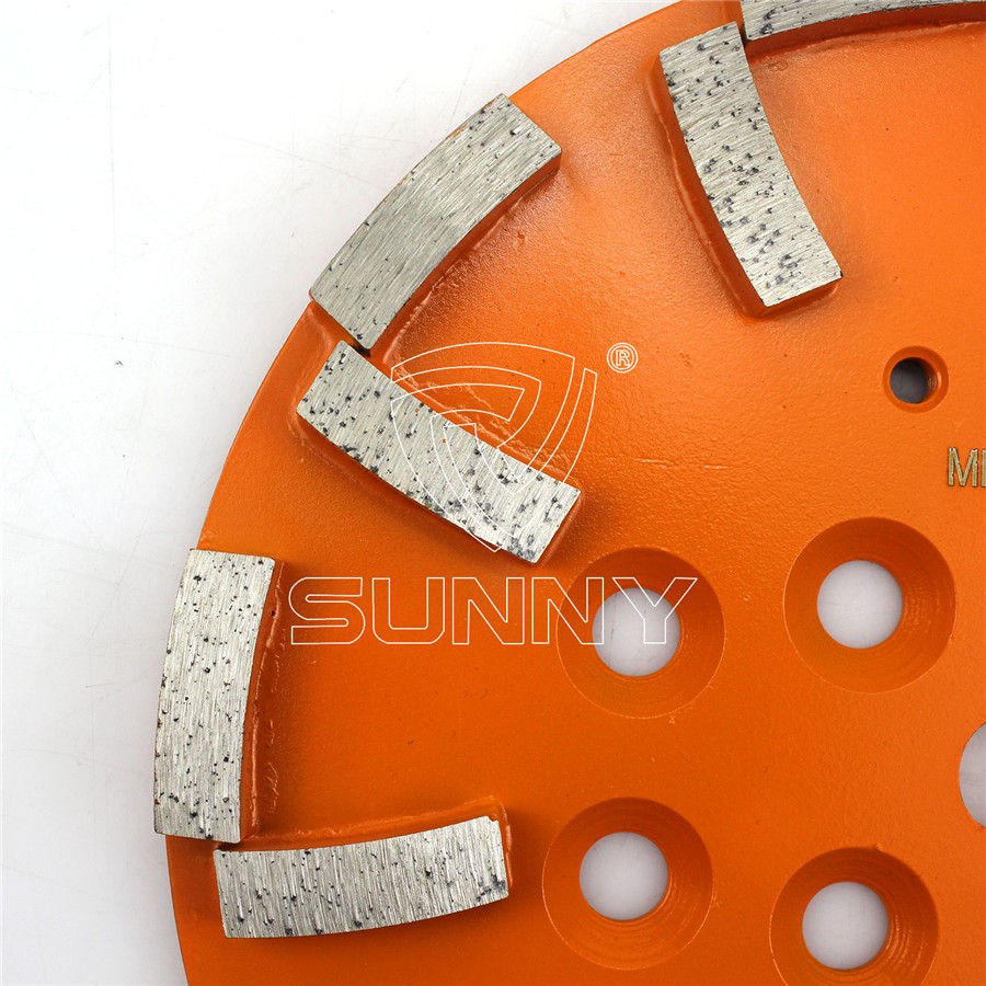 10 Inch Blastrac Edco Mk Diamond Grinding Plate For Grinding Concrete Floor 