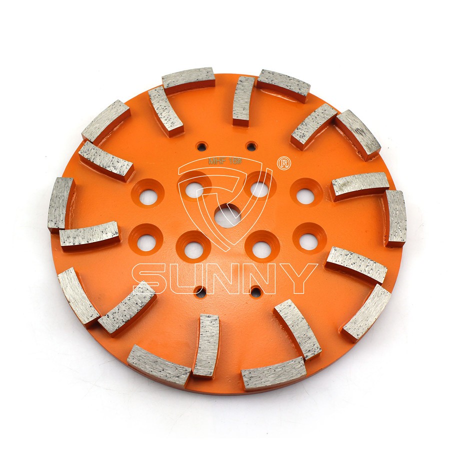 10 Inch Blastrac Edco Mk Diamond Grinding Plate For Grinding Concrete Floor 