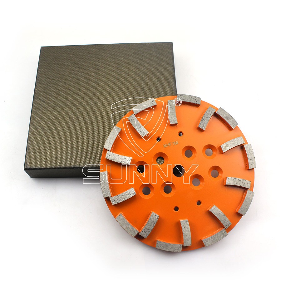 10 Inch Blastrac Edco Mk Diamond Grinding Plate For Grinding Concrete Floor 