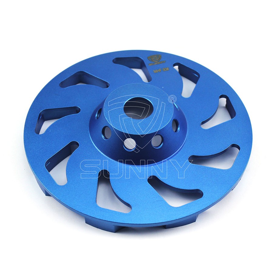 7 Inch Boomerang Segment Diamond Cup Wheel For Grinding Concrete