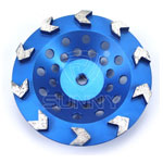 arrow type diamond cup wheel