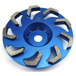 boomerang type diamond cup wheel