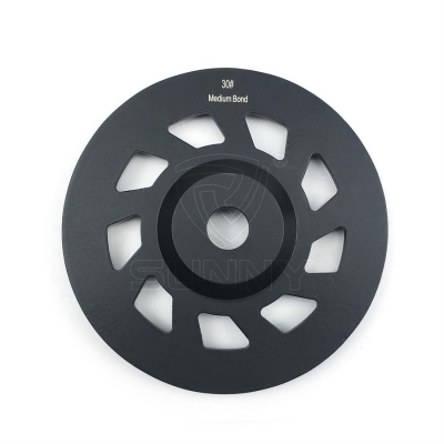 7 Inch Flat Diamond Grinding Cup Wheel For Grinding Concrete