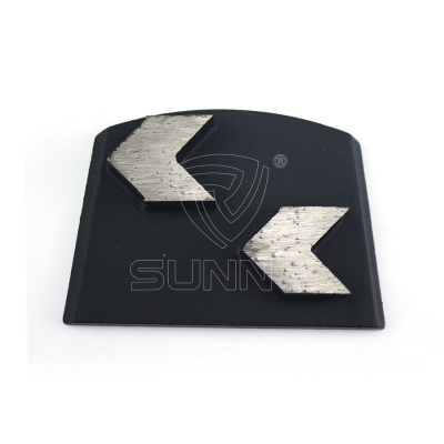 Matt Black Arrow Segments Lavina Diamond Floor Grinding Disc Manufacturer In China