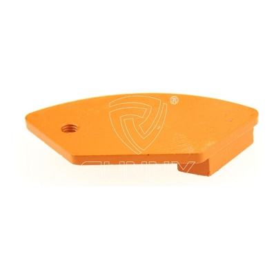 2 Segments Trapezoid Diamond Grinding Shoes For Grinding Concrete