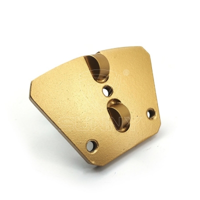 2 Half Round PCDs Trapezoid Flat Insert Type PCD Grinding Shoes Manufacturers In China